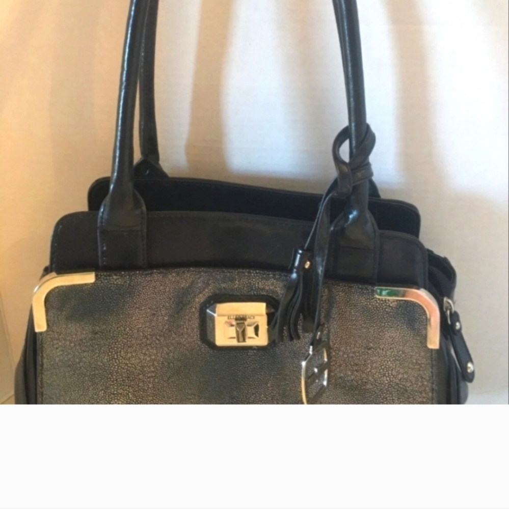 New ELLEN TRACY BLACK HANDBAG - Picture 9 of 9